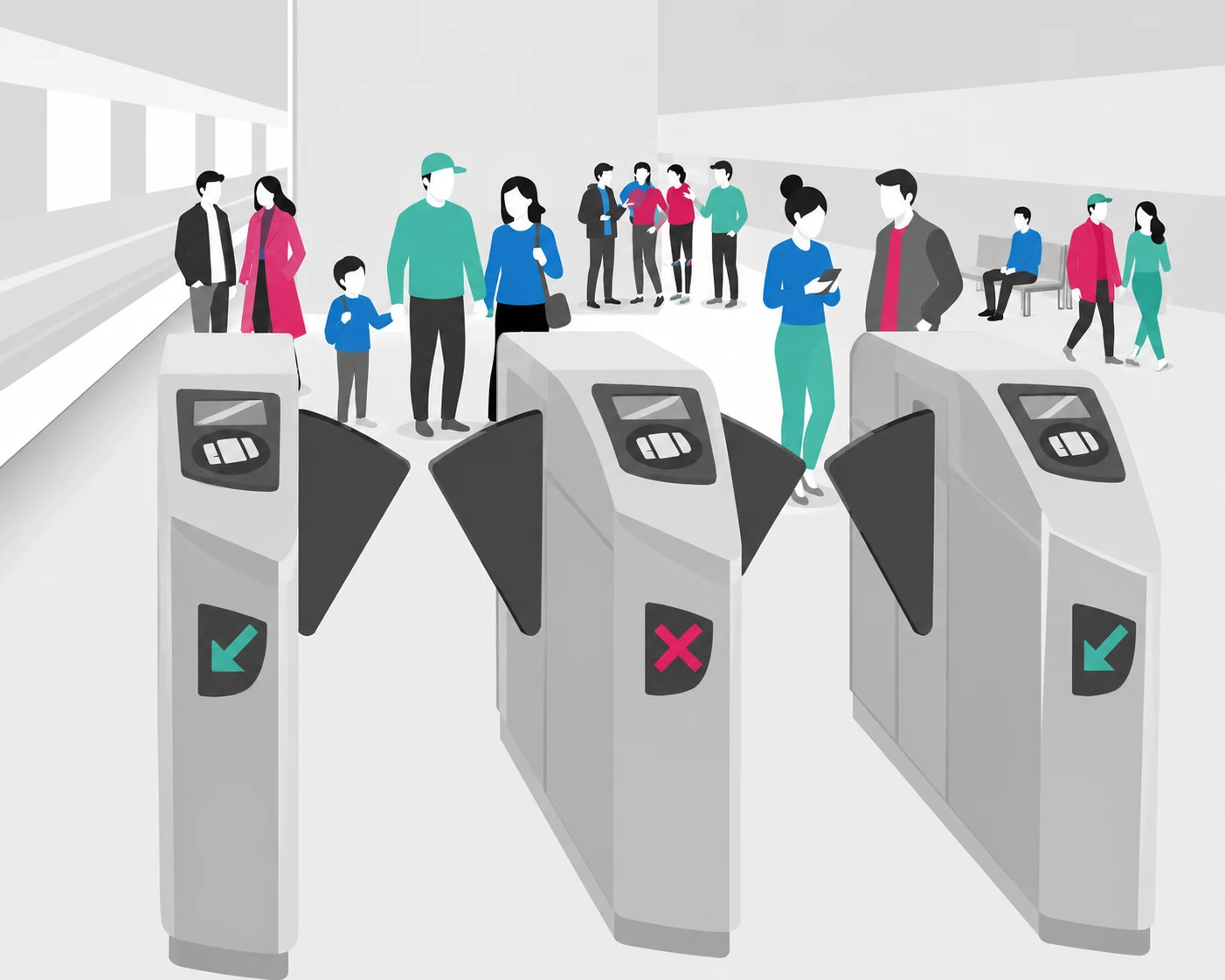 Enhance passenger flow at transit stations