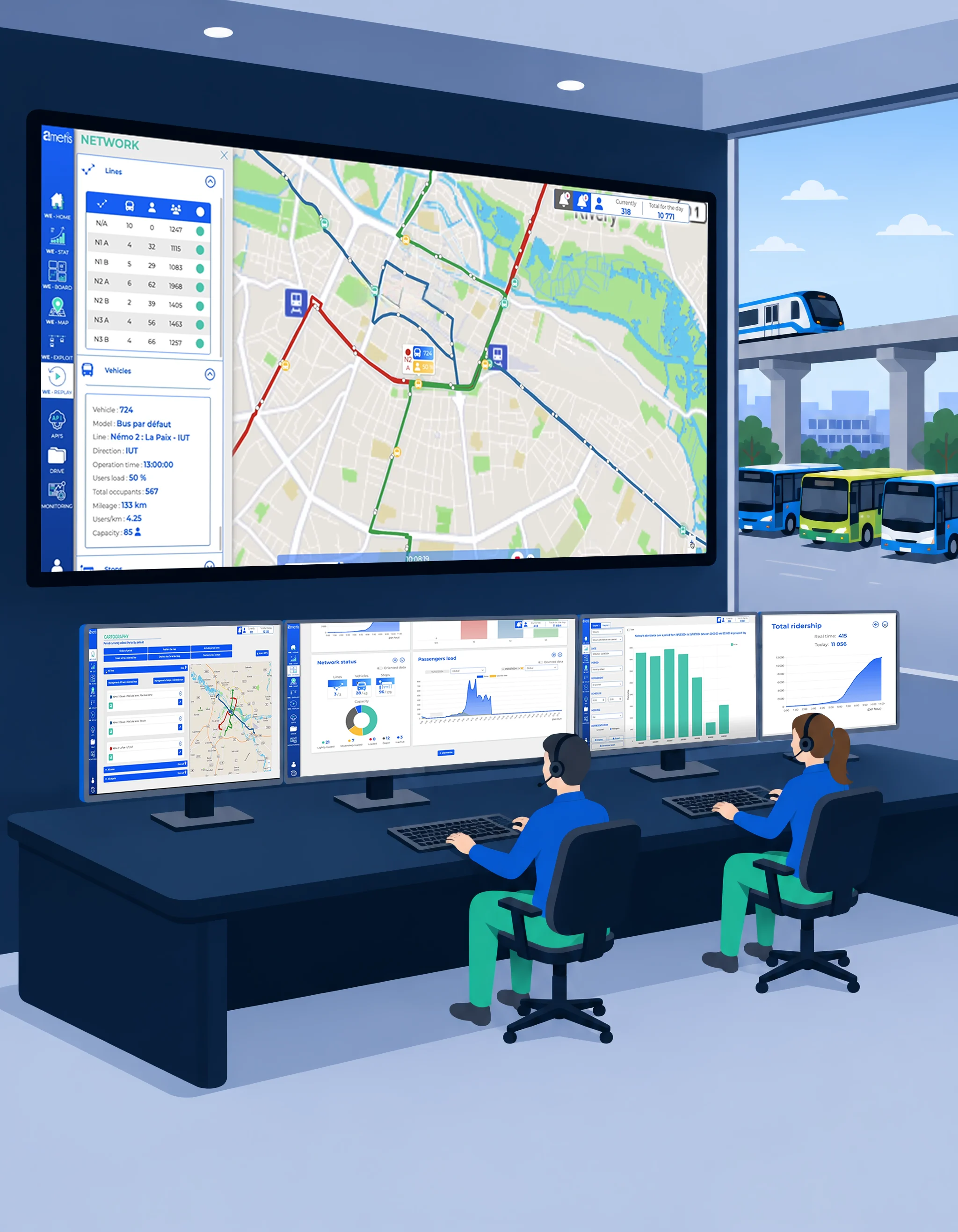 Webreathe passenger-counting solutions for buses and metro services