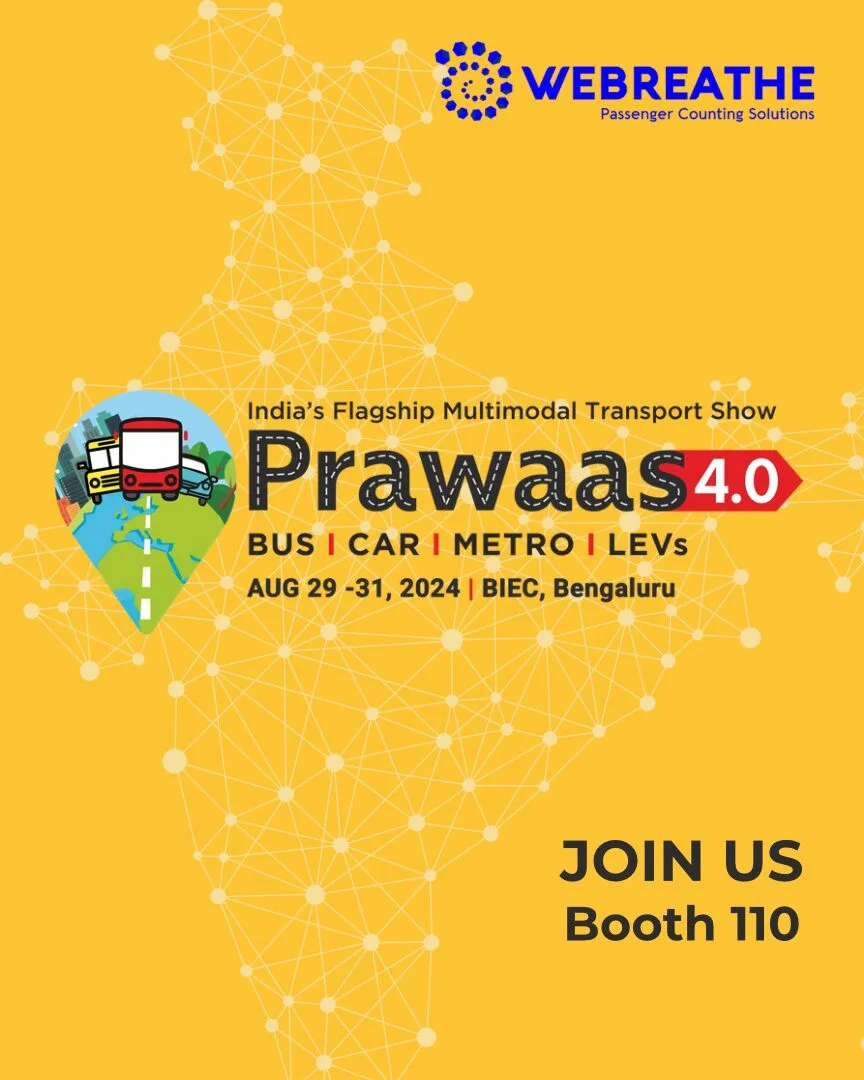 WEBREATHE Prawaas 4.0 event artwork listing August 29 to 31, 2024 at BIEC Bengaluru and Booth 110